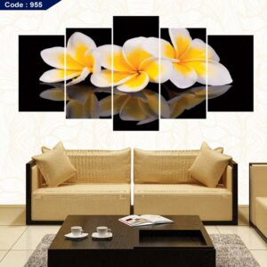 Flower 5 Part Canvas