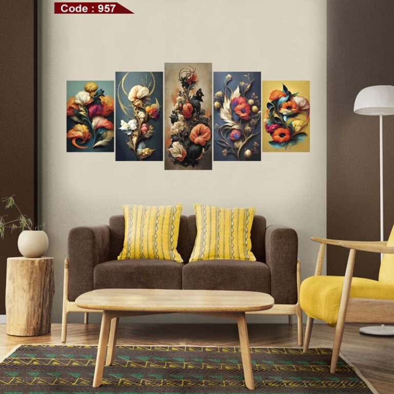 Scandinavian living room interior design zoom background